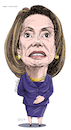 Cartoon: Nancy Pelosi-USA (small) by Cartoonarcadio tagged nancy,pelosi,usa,trump,america