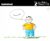 Cartoon: Apirational (small) by PETRE tagged aspirational,smile,lächeln