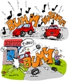 Cartoon: BuBumm - Feel the music (small) by Trumix tagged bumm,mp3,musik,bass,auto,subwoover,player