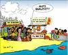 Cartoon: Flüchltinge Ein Wachstumsmarkt (small) by Trumix tagged refugees,flüchtlinge,deutschland,ziel,trummix,integration,schlepper,geld