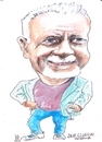 Cartoon: Dave Gleeson (small) by jjjerk tagged gleeson,dave,artist,cartoonist,cartoon,caricature,glass,irish,balla,bawn,ireland,blue,famous