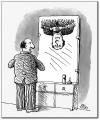 Cartoon: mirror (small) by penapai tagged bizar
