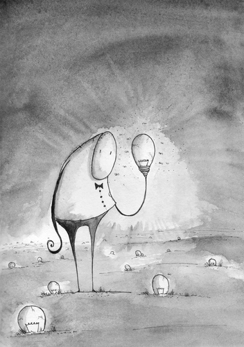 Cartoon: Bulb Fiction (medium) by itsabomb tagged itsabomb
