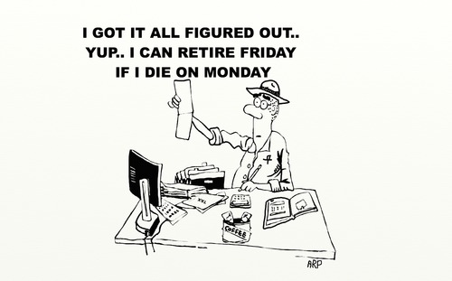 Cartoon: Retirement numbers (medium) by tonyp tagged arp,taxs,retirement,arptoons
