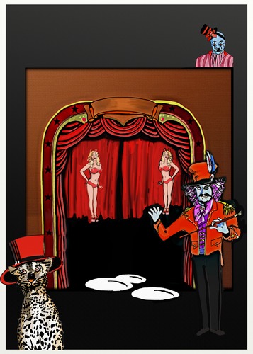Cartoon: Special Display Event (medium) by tonyp tagged arp,circus,special,arptoons,magic