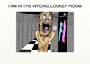Cartoon: wrong locker room (small) by tonyp tagged arp,lockers,room,gym