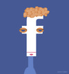 Cartoon: Marc Zuckerberg (small) by juniorlopes tagged facebook zuckerbook