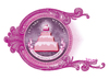 Cartoon: In cake we trust (small) by LeeFelo tagged cake,love,purple,mystic,symbol,pyramid,dollar,bill