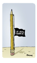 Cartoon: Je suis Charlie (small) by FEICKE tagged charlie hebdot feicke satire magazin cartoon terror je suis beileid solidarität fraternite freiheit