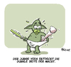 Cartoon: Meisterchen Yoda (small) by FEICKE tagged star,wars,jedi,ritter,dunkle,seite,darth,vader,meisetr,joda