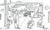 Cartoon: Werkhalle (small) by Leichnam tagged werkhalle,zu,spät,meisengeiger,boss,chef,untergebener,arbeiter,worker,maloche,ohren,langziehen