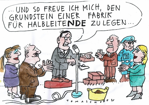 Cartoon: Halbleiter (medium) by Jan Tomaschoff tagged digitalisierung,halbleiter,gender,sprache,digitalisierung,halbleiter,gender,sprache