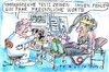 Cartoon: Getestet (small) by Jan Tomaschoff tagged apparatemedizin,gesundheitssystem