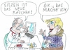 Cartoon: sitzen (small) by Jan Tomaschoff tagged arzt,patient,kommunikatiobn,missverständnis