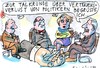 Cartoon: Talk (small) by Jan Tomaschoff tagged politikverdrossenheit,vertrauensverlust