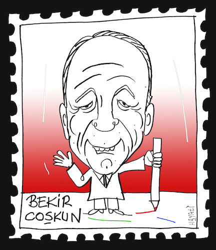 Cartoon: Bekir Coskun (medium) by Hayati tagged journalist,gazeteci,istanbul,invesgative,tierliebhaber,portrait,portre,hayati,boyacioglu,journalist,gazeteci,istanbul,invesgative,tierliebhaber,portrait,portre,hayati,boyacioglu