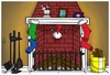 Cartoon: Next year I must loose weight! (small) by Dirk Berrens tagged next,year,must,decrease,nächstes,jahr,muß,ich,abnehmen,santa,claus,kamin,stove,dirk,berrens