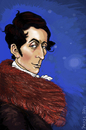 Cartoon: Carl Maria von Weber (small) by frostyhut tagged weber classical music romantic pianist composer german
