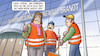 Cartoon: BER-Streik (small) by Harm Bengen tagged streik,ber,flughafen,berlin,arbeiter,verdi,öffentlicher,dienst,tarifverhandlungen,harm,bengen,cartoon,karikatur