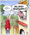 Cartoon: Brüllwurst (small) by Harm Bengen tagged brüllwurst brühwurst imbiss schrei wurst bedienung gastronomie essen fastfood