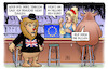 Cartoon: Johnsons Zahlungsstopp (small) by Harm Bengen tagged brexit,boris,johnson,zahlungsstopp,zahlen,rechnung,deckel,kneipe,europa,stier,löwe,44,milliarden,bullen,zechpreller,gb,uk,harm,bengen,cartoon,karikatur