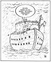 Cartoon: Kreuzfahrt (small) by Harm Bengen tagged kreuzfahrt,elefant,sintflut,regen,arche,bibel,noah,wetter,tiere