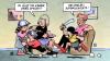 Cartoon: Krieg oder Aufbaueinsatz (small) by Harm Bengen tagged krieg,aufbaueinsatz,isaf,afghanistan,bundeswehr,verteidigungsminister,jung,kinder,eltern,taliban,gefecht