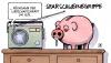 Cartoon: Sparschweinegrippe (small) by Harm Bengen tagged grippe,schweinegrippe,pandemie,schwein,sparschwein,wirtschaft,rezession,rückgang,wirtschaftsminister,guttenberg,csu,bundesregierung,krise