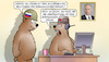 Cartoon: USA-Spionage (small) by Harm Bengen tagged ausspähen,deutsches,verteidigungsministeriums,abhörleitung,amerikaner,usa,spionage,pentagon,leaks,bären,russland,ukraine,krieg,harm,bengen,cartoon,karikatur