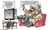 Cartoon: Vorratsdatenarbeit (small) by Harm Bengen tagged vorratsdatenspeicherung,verabschiedet,bundestag,geheimdienst,überwachung,spitzel,spion,tv,arbeit,harm,bengen,cartoon,karikatur