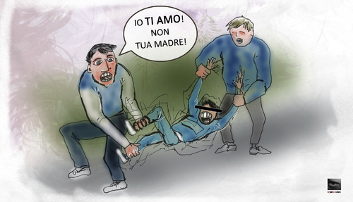 Cartoon: Bimbo Maltrattato (medium) by csamcram tagged cram,csam,maltrattato,bimbo