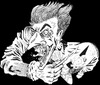 Cartoon: Joker 2 (small) by csamcram tagged joker batman villain