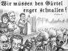 Cartoon: wir (small) by nootoon tagged schroeder,merkel,stoiber,kohl,kirch,volk,steuern,gürtel,nootoon,belt