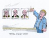 Cartoon: Chancenlos (small) by mandzel tagged merkel,spd,steinmeier,steinbrück,schulz,kanzlerkandidaten,bundestagswahlen