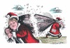 Cartoon: Doppelpass-Kontroverse (small) by mandzel tagged doppelpass,union,merkel,parteitag,uneinigkeit,weihnachtsmänner