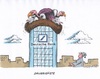 Cartoon: Nistplatz (small) by mandzel tagged deutsche,bank,pech,pleiten,geier,minusgeschäfte,fehlkalkulationen