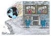 Cartoon: Übler Ablauf (small) by mandzel tagged weltgemeinschaft,klima,co2,erderwärmung,katastrophen,hunger,verödung,artenrückgang