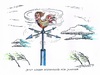 Cartoon: Wahl des EU-Chefs (small) by mandzel tagged junker,merkel,eu,wetterhahn