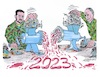 Cartoon: Wie es weitergeht (small) by mandzel tagged selenskyj,blutrausch,krieg,ukraine,hunger,not,energiemangel,kälte,erbarmungslosigkeit,menschenverachtung