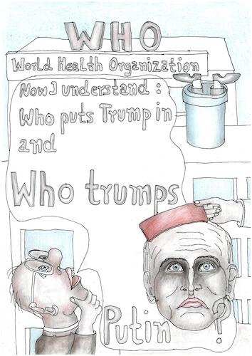 Cartoon: WHO (medium) by FMWalter tagged putin,trump,ussr,ukraine,war