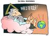 Cartoon: CLIMATE CHANGE (small) by uber tagged climatechange,globalwarming,terra,copenhagen,riscaldamento,clima