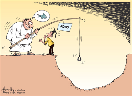 Cartoon: Jobs (medium) by awantha tagged jobs