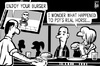 Cartoon: Horsemeat crisis (small) by sinann tagged horsemeat,burger,psy,gangnam,horse