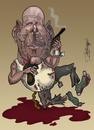 Cartoon: Bruce Willis (small) by Berge tagged caricature,american,actor