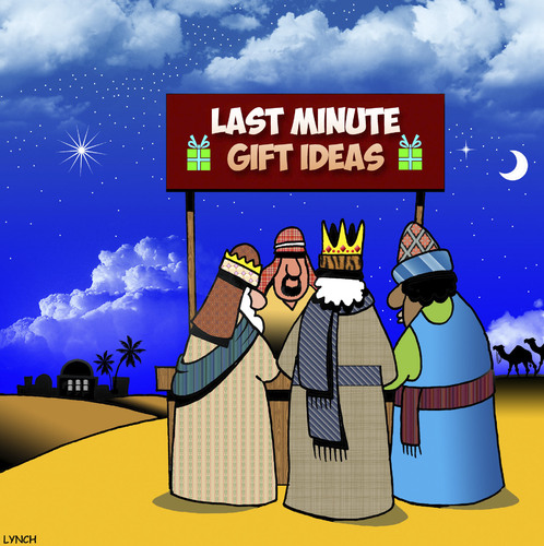 Cartoon: Gift shop (medium) by toons tagged gift,ideas,wise,men,christmas,last,minute,bethlehem,xmas,gift,ideas,wise,men,christmas,last,minute,bethlehem,xmas