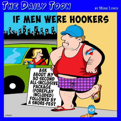 Cartoon: Male prostitutes (medium) by toons tagged hookers,workers,hookers,sex,workers