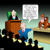 Cartoon: Going Ape (small) by toons tagged apes,lawyers,courtroom,law,of,the,jungle,jury,animals,nature,monkees