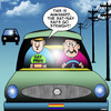 Cartoon: Going straight (small) by toons tagged gay,sat,nav,system,directions,driving,maps