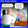 Cartoon: Vaccine (small) by toons tagged flu,shot,vaccine,jab,tequila,old,ladies