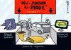 Cartoon: 2500 Euro! (small) by Pfohlmann tagged finanzkrise,wirtschaftskrise,rezession,autoindustrie,pkw,zuschuss,abwrackprämie,2500,euro,umweltschutz,klimaschutz,konjunkturpaket,bundesregierung
